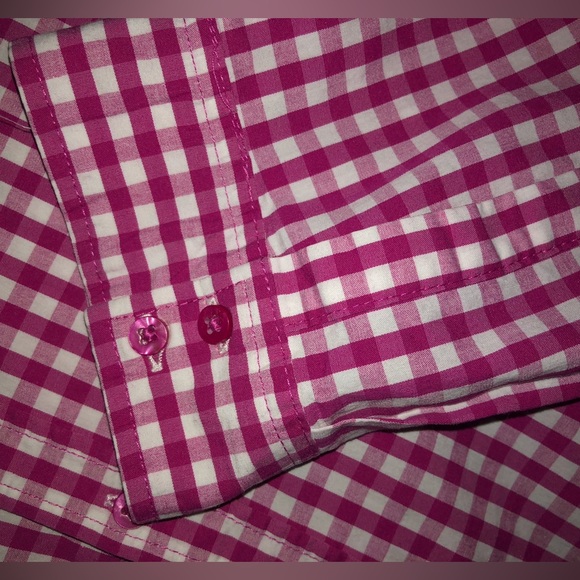 C O M O Stretch Button Down Size XL - Picture 2 of 7